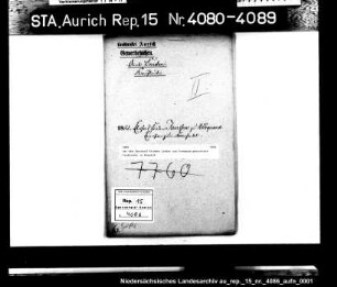 Der dem Eberhard Frieden Janßen aus Freepsum gestattete Kramhandel in Woquard