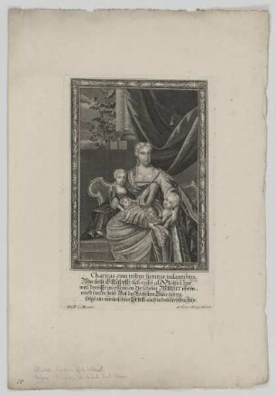 Bildnis der Elisabeth Christine von Braunschweig-Wolfenbüttel
