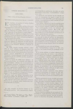 Lorenz Kellner (1811-1892) - (vida i obras de un pedagogo alemán)