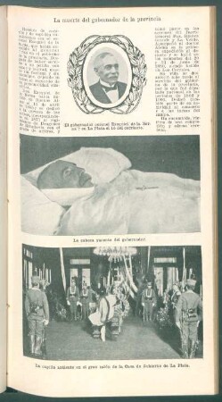 La muerte del gobernador de la provincia