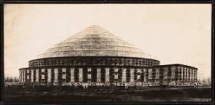 Sporthalle, Berlin: Perspektivische Ansicht