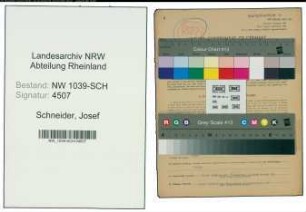 Entnazifizierung Josef Schneider , geb. 20.02.1901 (Friseurmeister)
