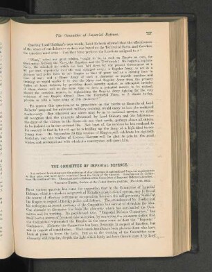 The Committee of Imperial Defence.