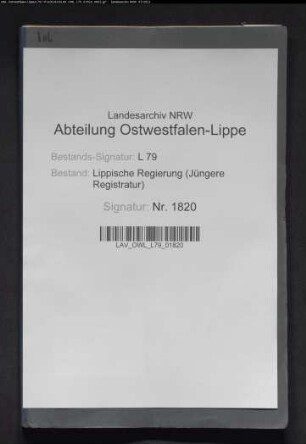 Untersuchung von Unregelmäßigkeiten des Bauerrichters Wöhler zu Ahmsen