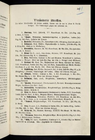 347-350, Veränderte Adressen...