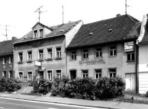 Großenhain, Franz-Schubert-Allee 39/41. Wohnhäuser. Straßenansicht