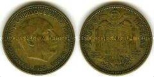 2,5 Pesetas, Franco