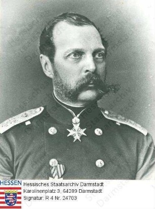 Alexander II. Zar v. Russland (1818-1881) / Porträt in Uniform, Brustbild