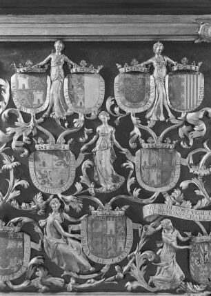Grabmal Karls des Kühnen von Burgund (+ 1477) — Linke Längsseite — Darstellungsdetail