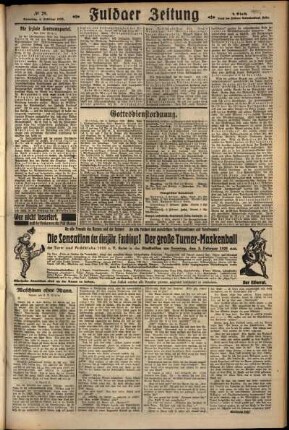Zweite Ausgabe vom Samstag, den 04. Februar 1928.