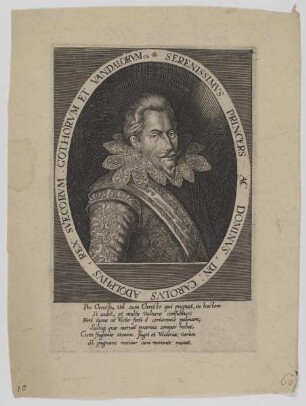 Bildnis des Carolvs Adolphvs, König von Schweden
