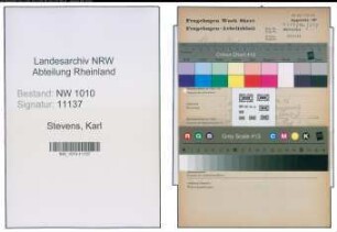 Entnazifizierung Karl Stevens , geb. (Polizei)
