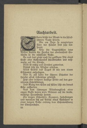 Nachtarbeit