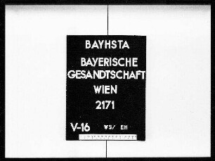 Säkularisierte Stifter: Waldsassen (Versteigerung der Bibliotheksschränke) und Ebrach (Schatzsuche)