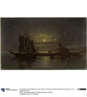 Der Hafen von Puerto Cabello bei Mondschein