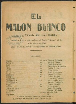 El malon blanco