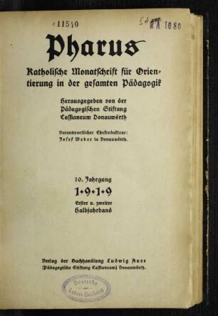 10: Pharus - 10.1919