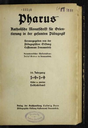 10: Pharus - 10.1919