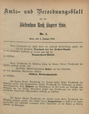 5. Januar-28. Dezember = Nr. 1-53