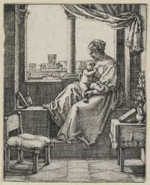 Maria mit dem Kind am Fenster