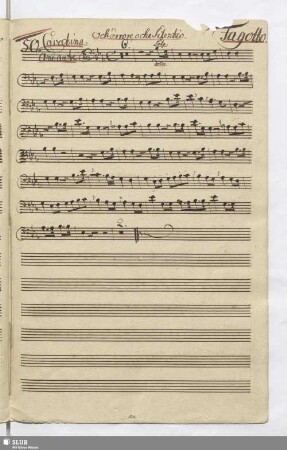 50. Cavatina: O ch'orrore o che silenzio / Guglielmi, P. A.