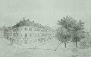 Berlin; Wohnhaus von J. G. Fichte, Ecke Kleine Präsidentenstraße und Neue Promenade