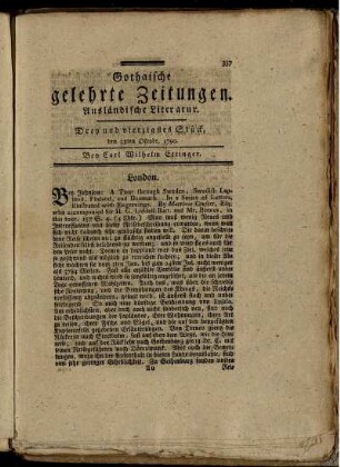 Drey und vierzigstes Stück, den 23ten Oktobr. 1790.