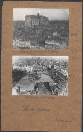 Blick auf die Kathedrale von St. Quentin