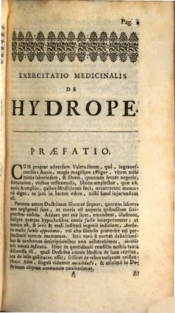 Octo exercitationes medicinales de quibusdam morbis chronicis