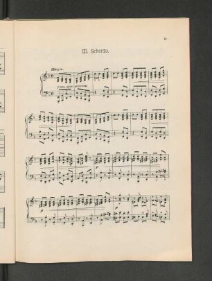III. Scherzo.
