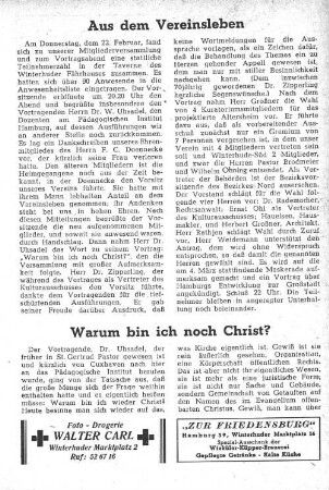 Warum bin ich noch Christ?