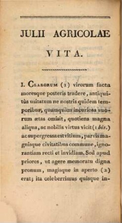 Vie de Iulius Agricola : Traduction nouvelle par Dambreville