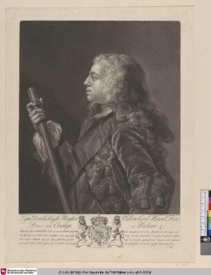 Zyne Doorluchtigste Hoogheit Wille, Carel Henrik Friso Prince van Orange en Nassau &c. [William, Prince of Orange]