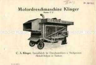 Motordreschmaschine Marke CC