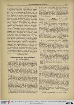 5: Schlusswort zu "Markarts Maltechnik"