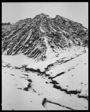 Schnee im stillgelegten Tagebau Spreetal