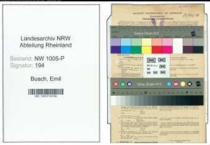Entnazifizierung Emil Busch , geb. 05.04.1877 (Stadtbaurat)