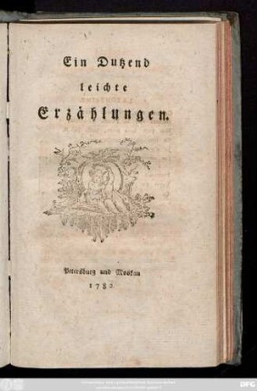 Ein Dutzend leichte Erzählungen