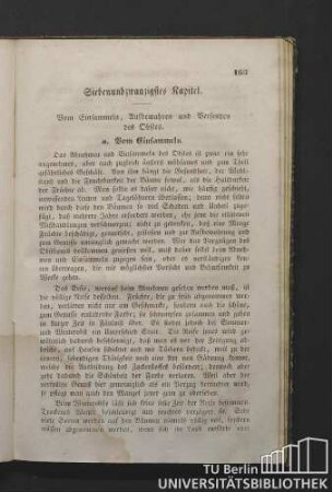 Siebenundzwanzigstes Kapitel. Vom Einsammeln, Aufbewahren und Versenden des Obstes.