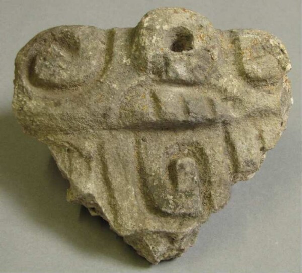 Fragments of mortar figures or ornaments