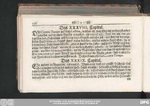 Das XXXVIII. Capitul.