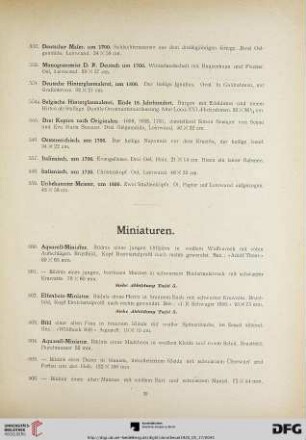 Miniaturen (Nr. 560-585)