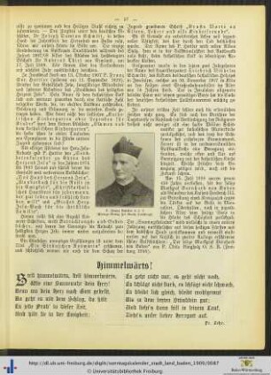 Himmelwärts.
