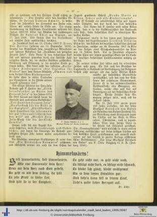 Himmelwärts.