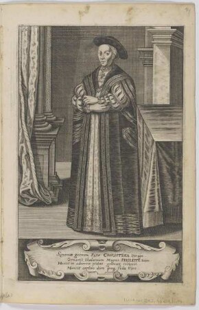 Bildnis der Christina von Hessen