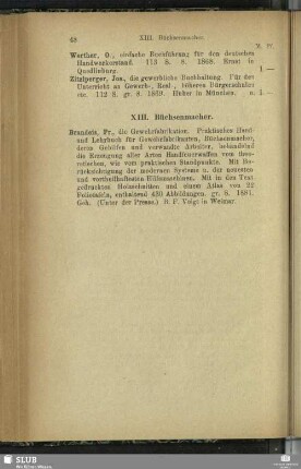 XIII. Büchsenmacher