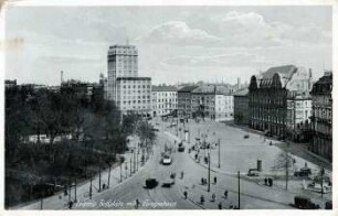 Leipzig. Roßplatz mit Europahaus