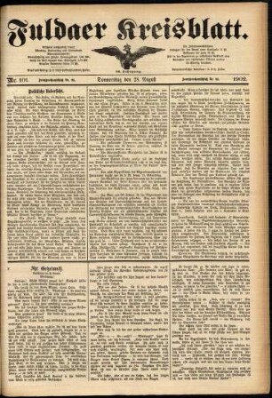 Ausgabe vom Donnerstag, den 28. August 1902.