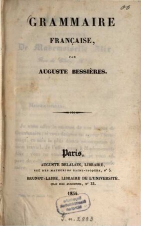 Grammaire française