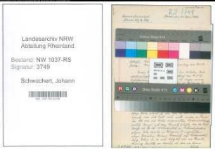 Entnazifizierung Johann Schwochert , geb. 20.05.1897 (Kriminalbeamter)